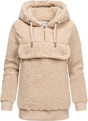 REPUBLIX Kapuzenpullover VALENTINA Damen Teddy Sweatjacke