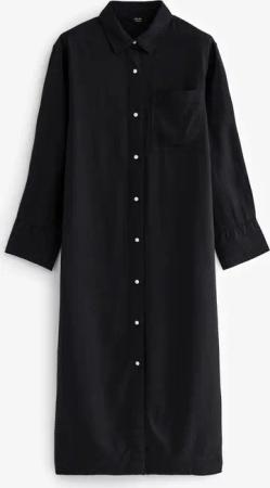 Next Midikleid Midi-Hemdkleid mit Leinen, Kurzgröße