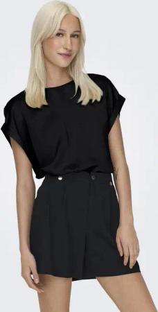 ONLY T-Shirt Glänzendes Silky Shirts Oberteil