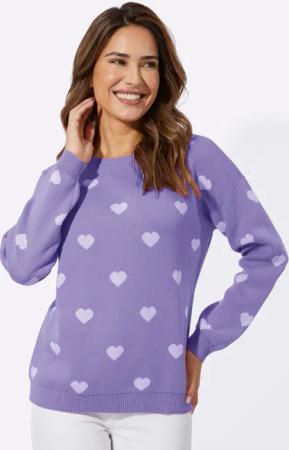 Sieh an! Strickjacke Langarm-Pullover