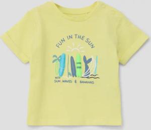 s.Oliver Kurzarmshirt Jersey-Shirt mit Frontprint Artwork