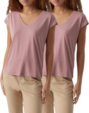 Vero Moda T-Shirt (2er-Pack) Basic Shirt