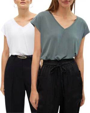 Vero Moda T-Shirt (2er-Pack) Basic Shirt