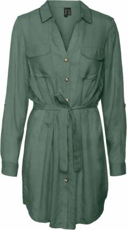Vero Moda Curve Blusenkleid (1-tlg) Falten