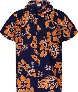 King Kameha Hawaiihemd Hibiscus Funky Hawaii-Hemd