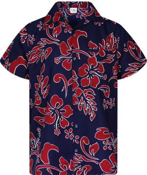 King Kameha Hawaiihemd Hibiscus Funky Hawaii-Hemd