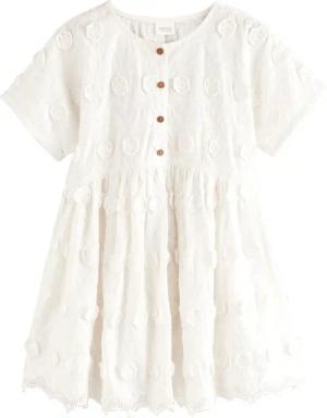 Next Partykleid Kleid mit Blumen-Stickerei aus
