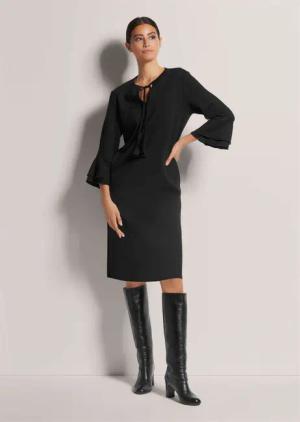 MADELEINE Etuikleid Etui-Kleid mit Trompetenärmeln