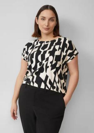 s.Oliver T-Shirt CURVE softer Single-Jersey