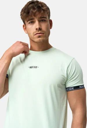 Indicode T-Shirt Lutzy mit dezentem Logoprint