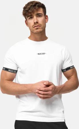 Indicode T-Shirt Lutzy mit dezentem Logoprint