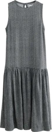 Next Jerseykleid Ärmelloses Struktur-Maxikleid mit tiefer