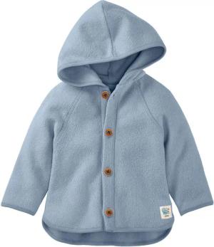 Hessnatur Fleecejacke aus reiner Bio-Baumwolle (1-St)