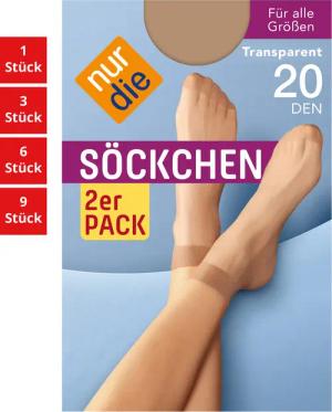Nur Die Füßlinge 20 DEN Damen