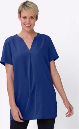 Sieh an! Klassische Bluse Longbluse