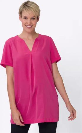 Sieh an! Klassische Bluse Longbluse