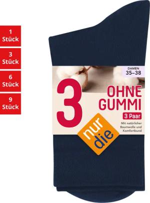 Nur Die Freizeitsocken Ohne Gummi Damen