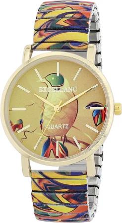 Excellanc Quarzuhr 1700060 Edelstahlzugband, D 36