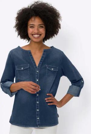 heine Klassische Bluse Jeansbluse
