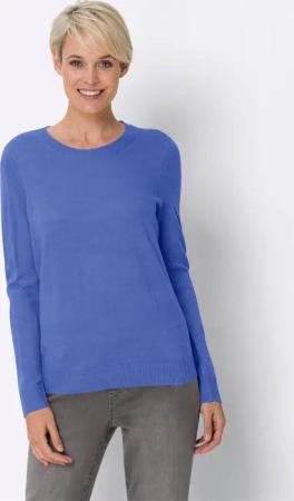 Sieh an! Strickpullover Rundhalspullover