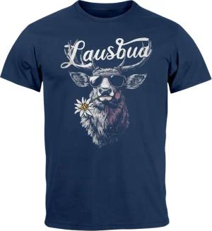 Neverless Print-Shirt Herren T-Shirt Trachtenshirt Hisch