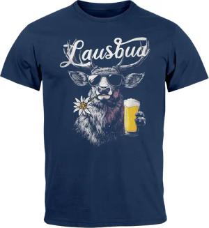 Neverless Print-Shirt Herren T-Shirt Trachtenshirt Hisch