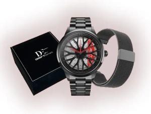 DRIFTELEMENT Quarzuhr MOTORSPORT GESCHENKSET BUNDLE, Dreidimensionales