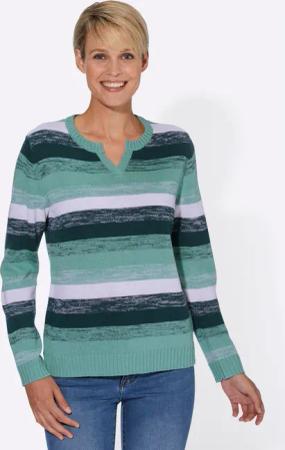 Sieh an! Strickpullover Langarm-Pullover