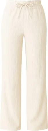 fashionshowcase Palazzohose Damen Sommerhose Crinkle Marlene-Hose