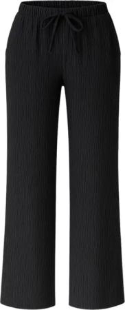 fashionshowcase Palazzohose Damen Sommerhose Crinkle Marlene-Hose
