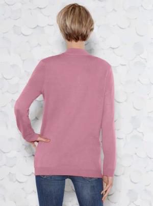 Sieh an! Strickpullover Stehkragenpullover