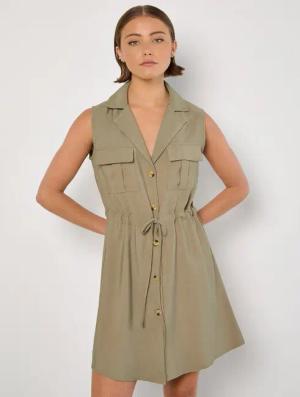 Apricot Minikleid Utility Shirt Minikleid, mit