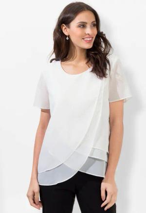 Witt Klassische Bluse Georgettebluse