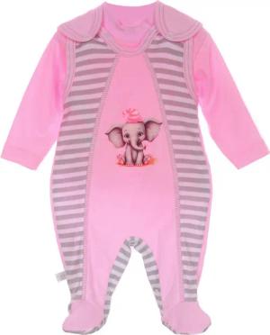 La Bortini Strampler Stramplerhose Langarmshirt Set