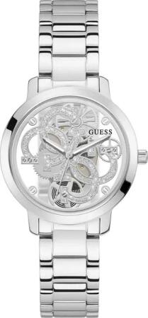 Guess Quarzuhr Quatro clear