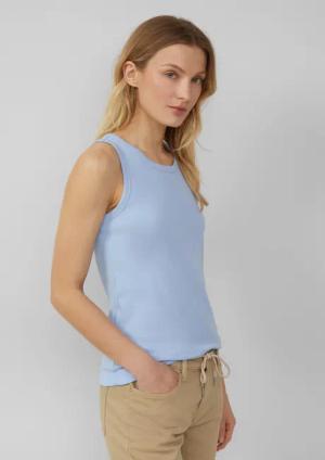 s.Oliver Shirttop Slim-Fit-Top mit Rippstruktur