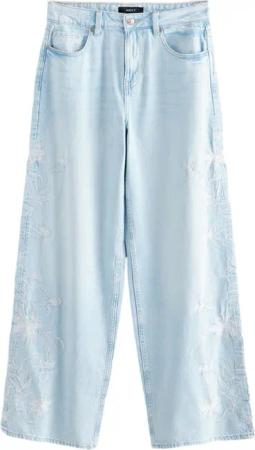 Next Weite Jeans Bestickte Jeans mit