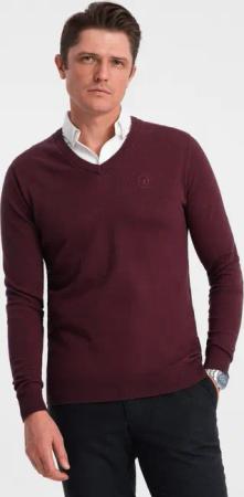 OMBRE V-Ausschnitt-Pullover Herrenpullover mit V-Ausschnitt und