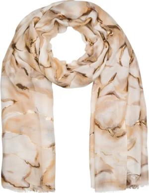 styleBREAKER Modeschal Schal Marmor Muster Metallic