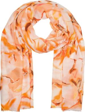 styleBREAKER Modeschal Schal Marmor Muster Metallic