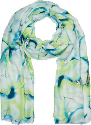 styleBREAKER Modeschal Schal Marmor Muster Metallic