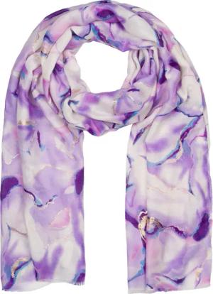 styleBREAKER Modeschal Schal Marmor Muster Metallic