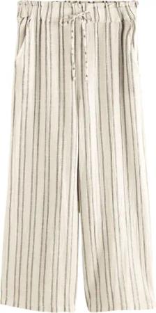 Next Palazzohose Gestreifte Hose mit weitem