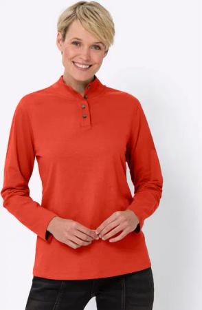 Sieh an! T-Shirt Stehkragenshirt