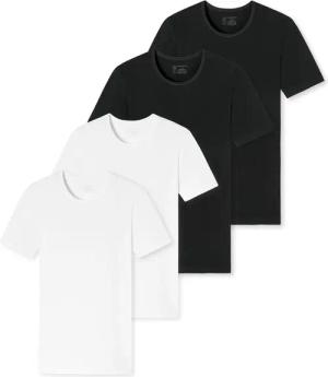 Schiesser T-Shirt 95/5 Organic Cotton (4-tlg)