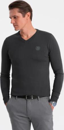 OMBRE V-Ausschnitt-Pullover Eleganter Herrenpullover mit V-Ausschnitt