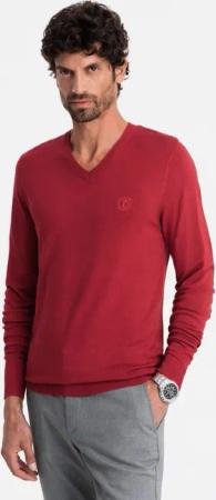 OMBRE V-Ausschnitt-Pullover Eleganter Herrenpullover mit V-Ausschnitt