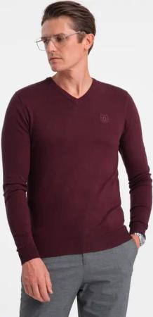 OMBRE V-Ausschnitt-Pullover Eleganter Herrenpullover mit V-Ausschnitt