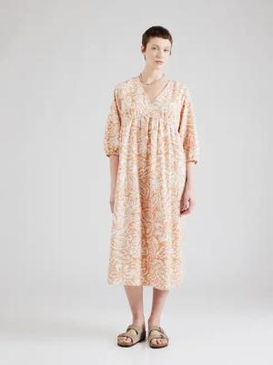 Vero Moda Midikleid Nethe (1-tlg) Drapiert/gerafft