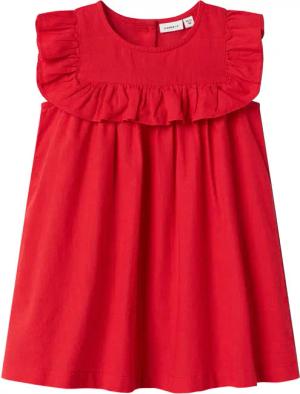 Name It Spitzenkleid Kinderkleid mit Rüschen